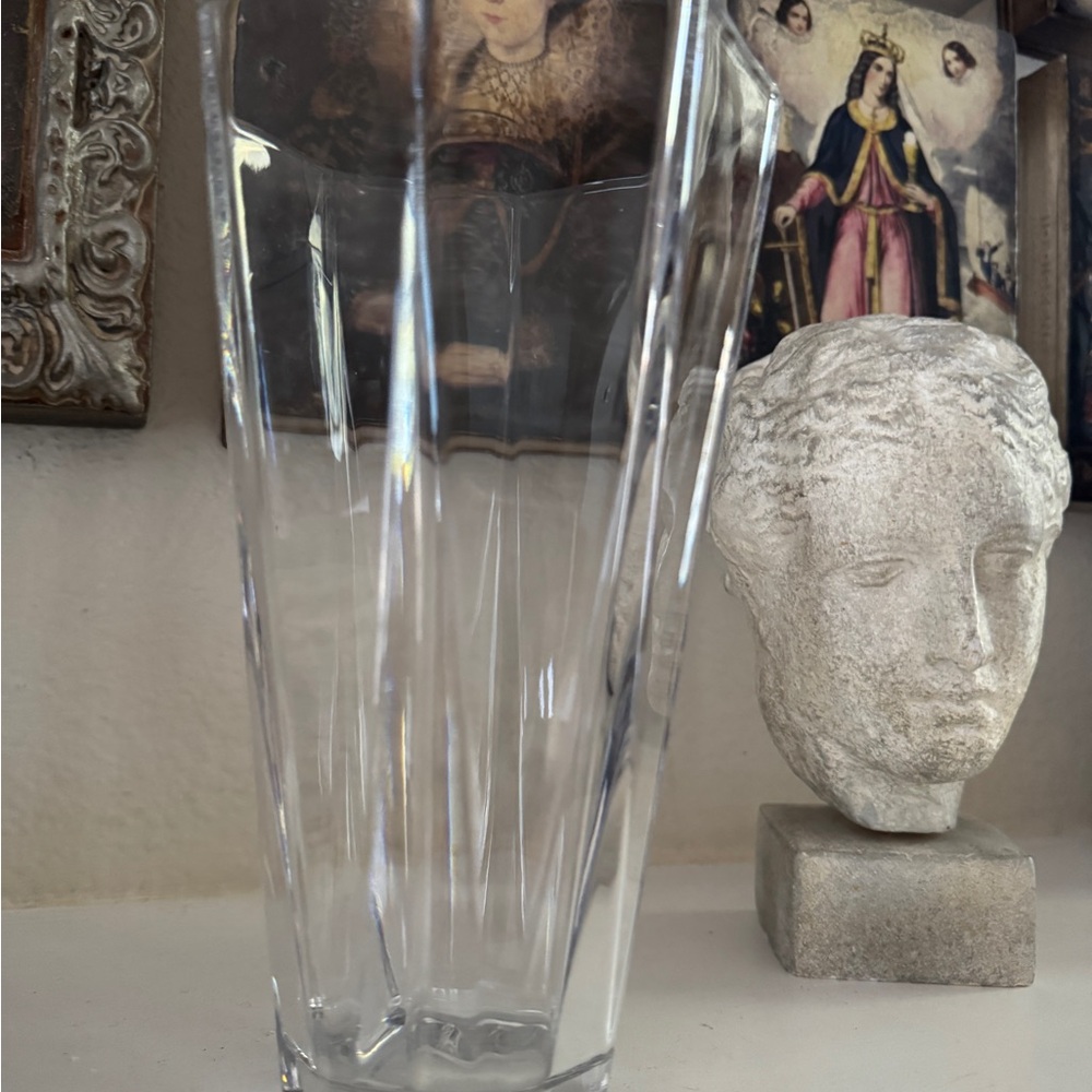 Vintage Tiffany & Co. Hexagon Crystal Vase - Picture 3 of 13
